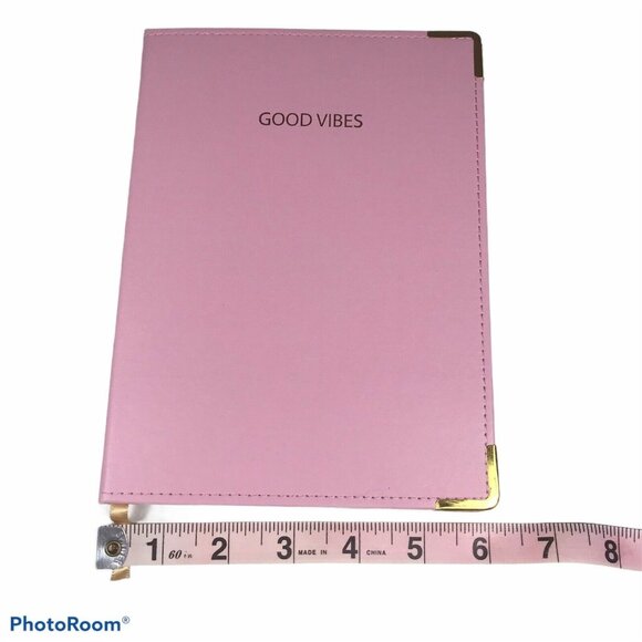Pink Light Design “Good Vibes” Hard Cover Journal 8" x 6" 100 Sheets - Picture 4 of 5